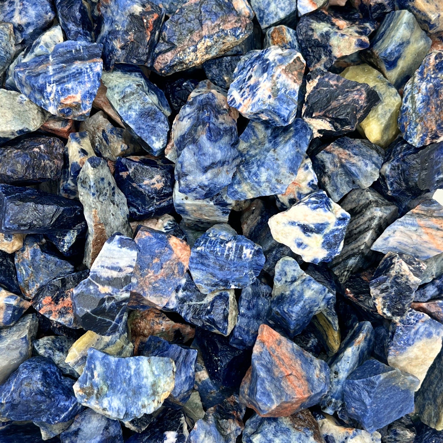 Sodalite Rough Stones WaterfrontCrystal
