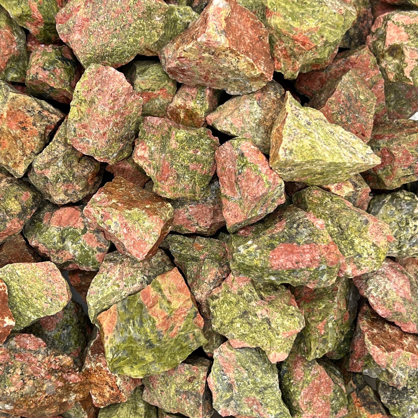 Unakite Rough Stones WaterfrontCrystal