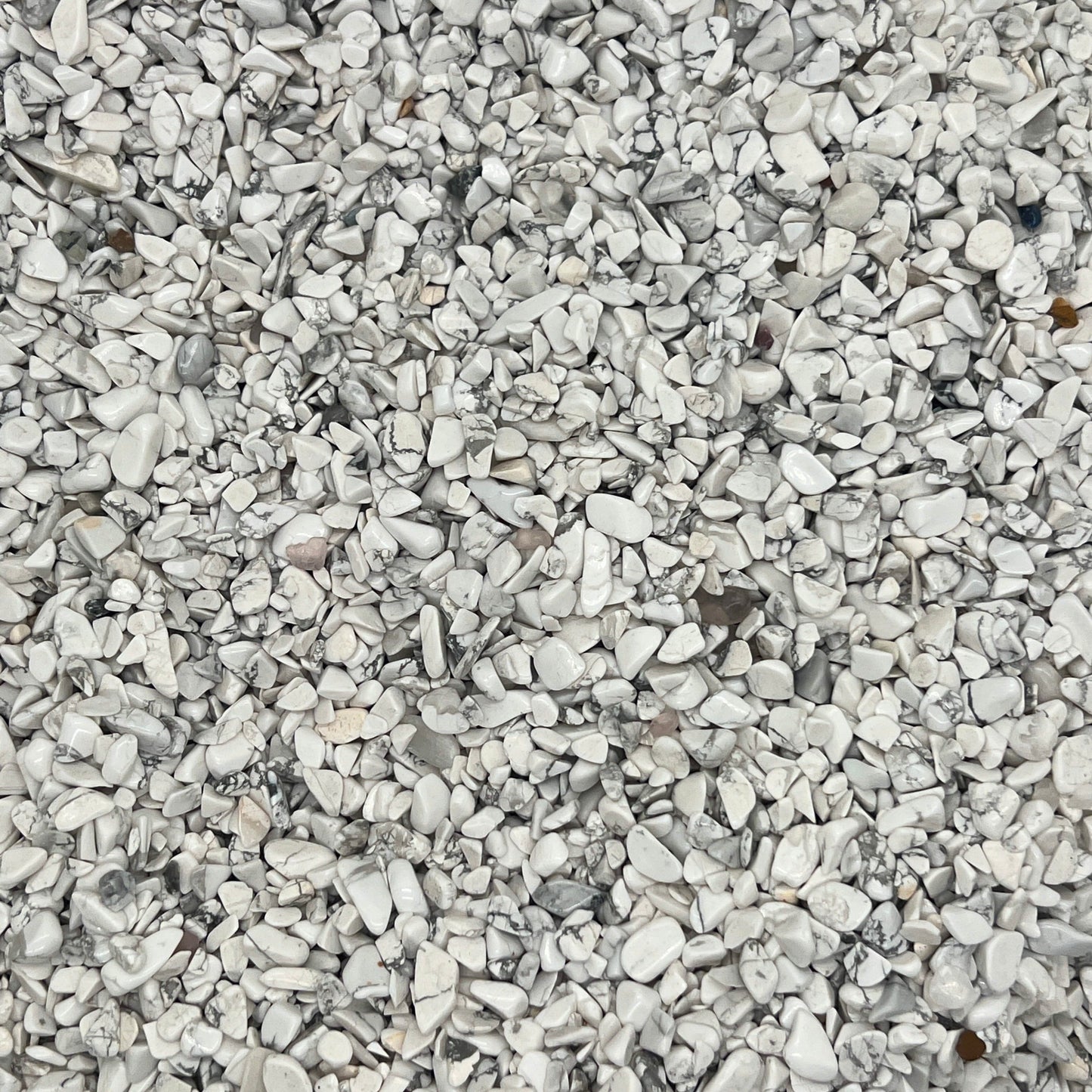 Howlite Chips(5-8mm) WaterfrontCrystal