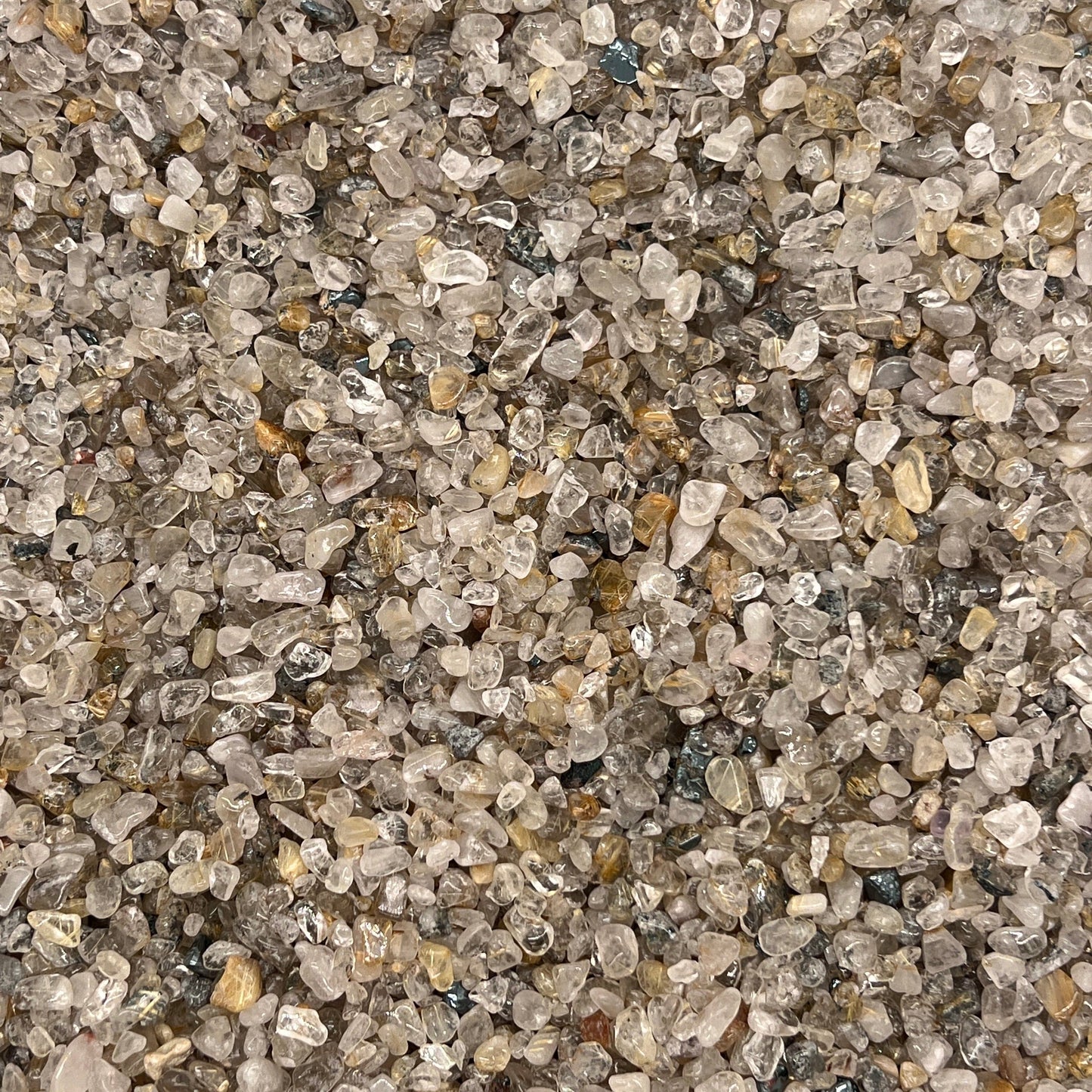 Rutilated Quartz Chips(5-8mm) WaterfrontCrystal