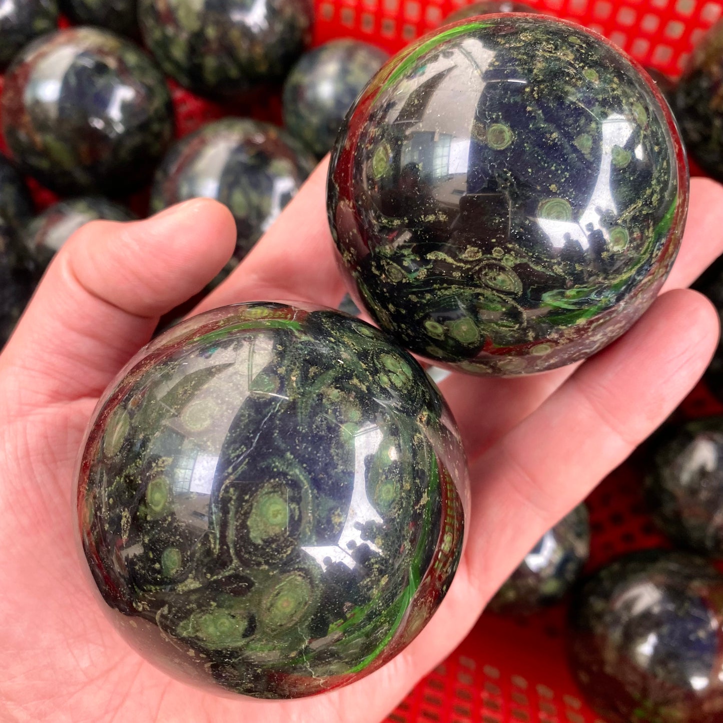Kambaba Jasper Sphere