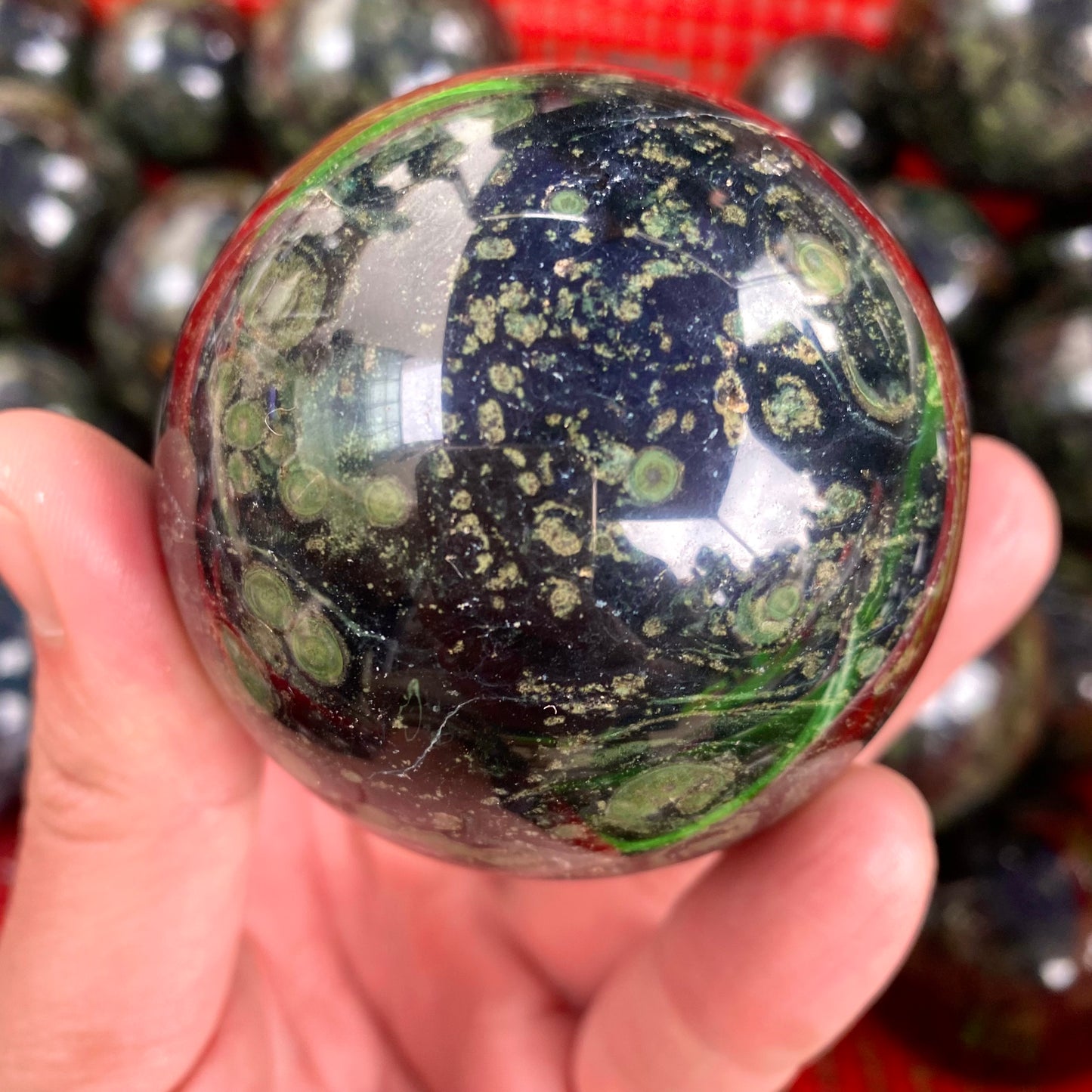Kambaba Jasper Sphere