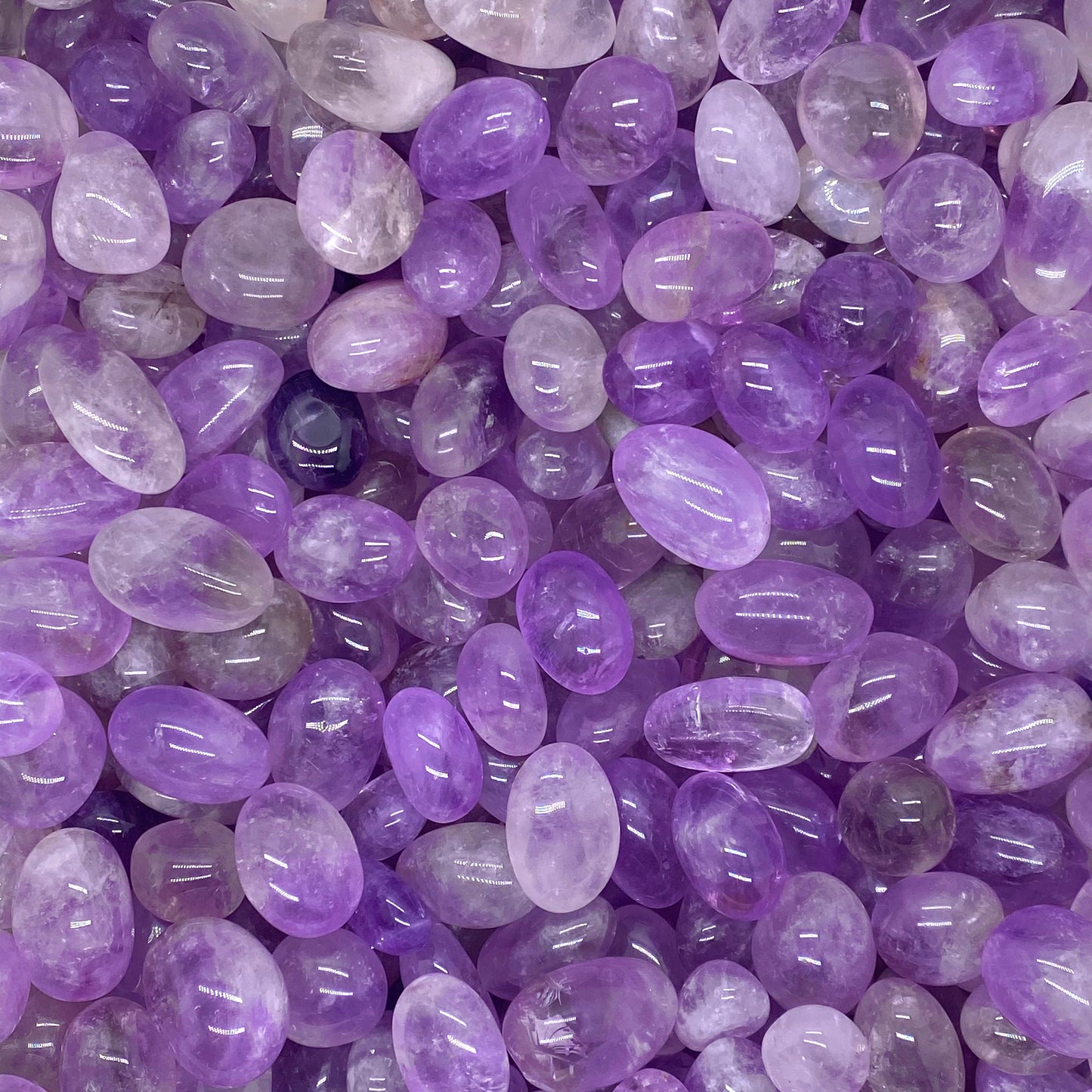 Light Amethyst Tumbled Stones(20-30mm)