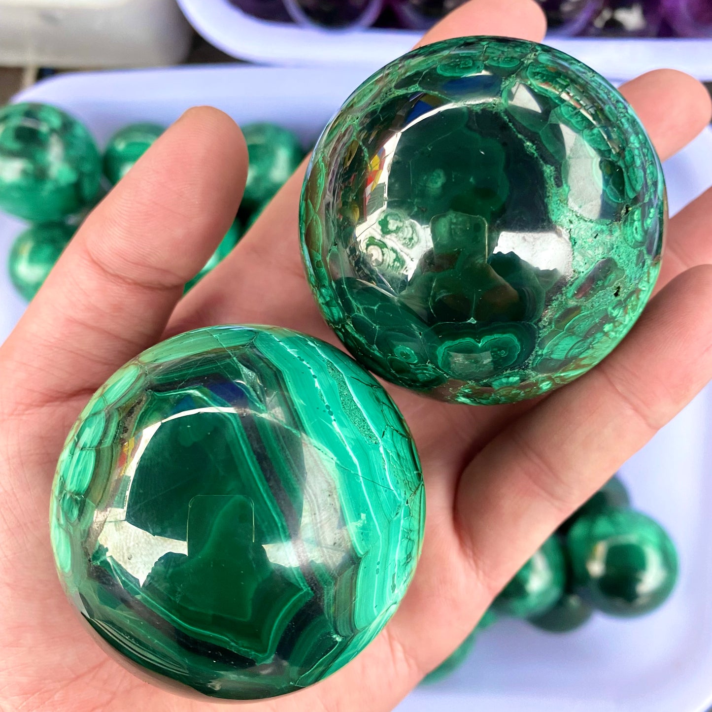 Malachite Sphere