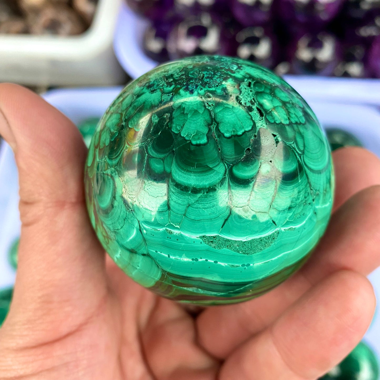 Malachite Sphere
