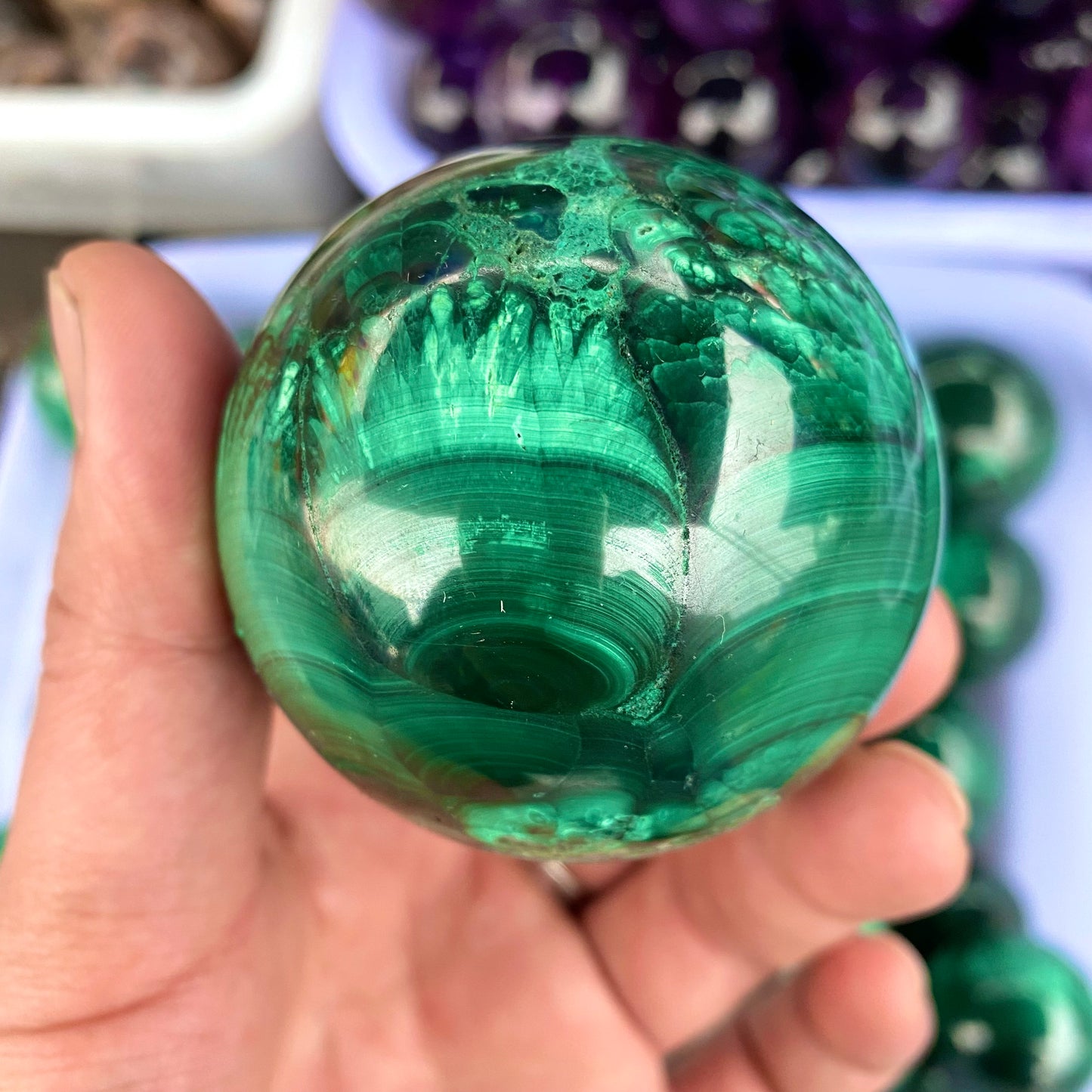 Malachite Sphere