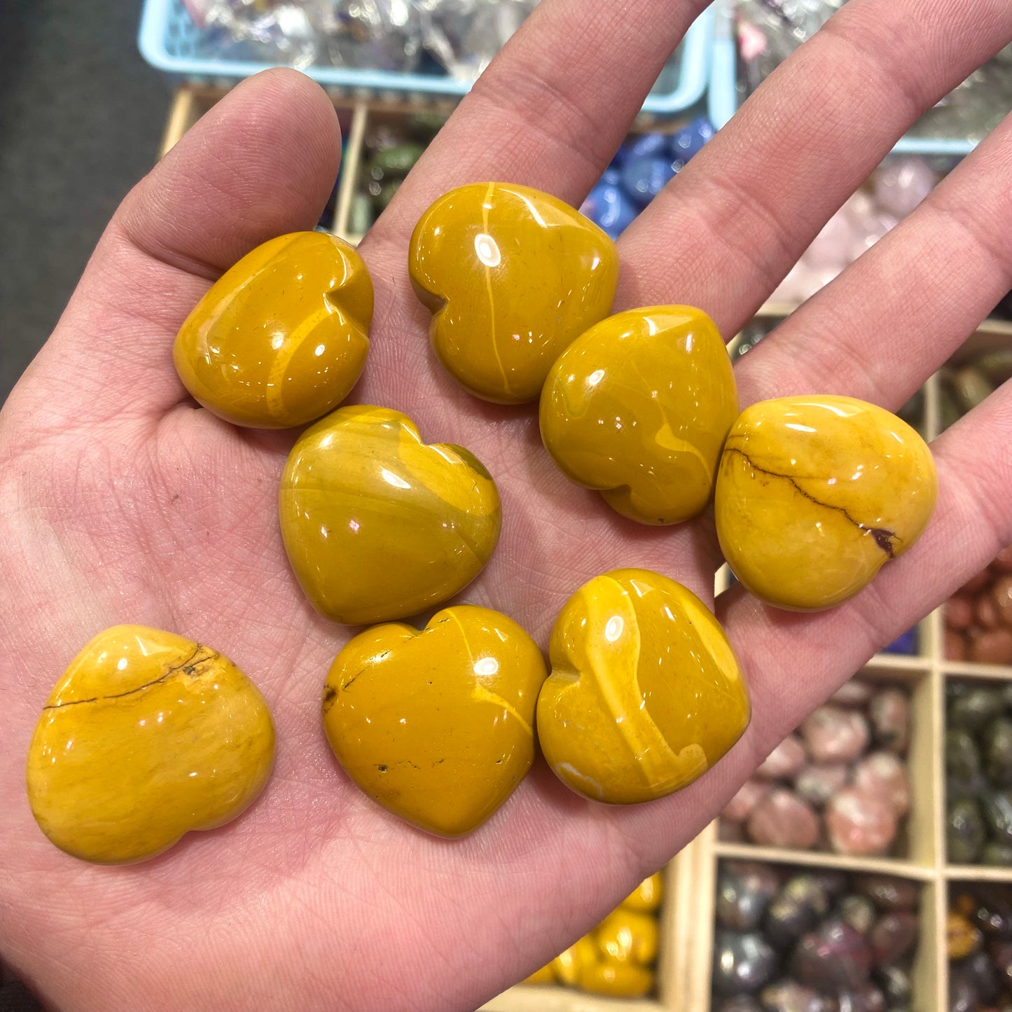 Mookaite Heart Carving