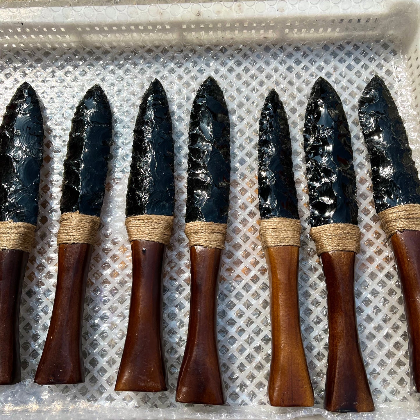 Obsidian Knife Carving