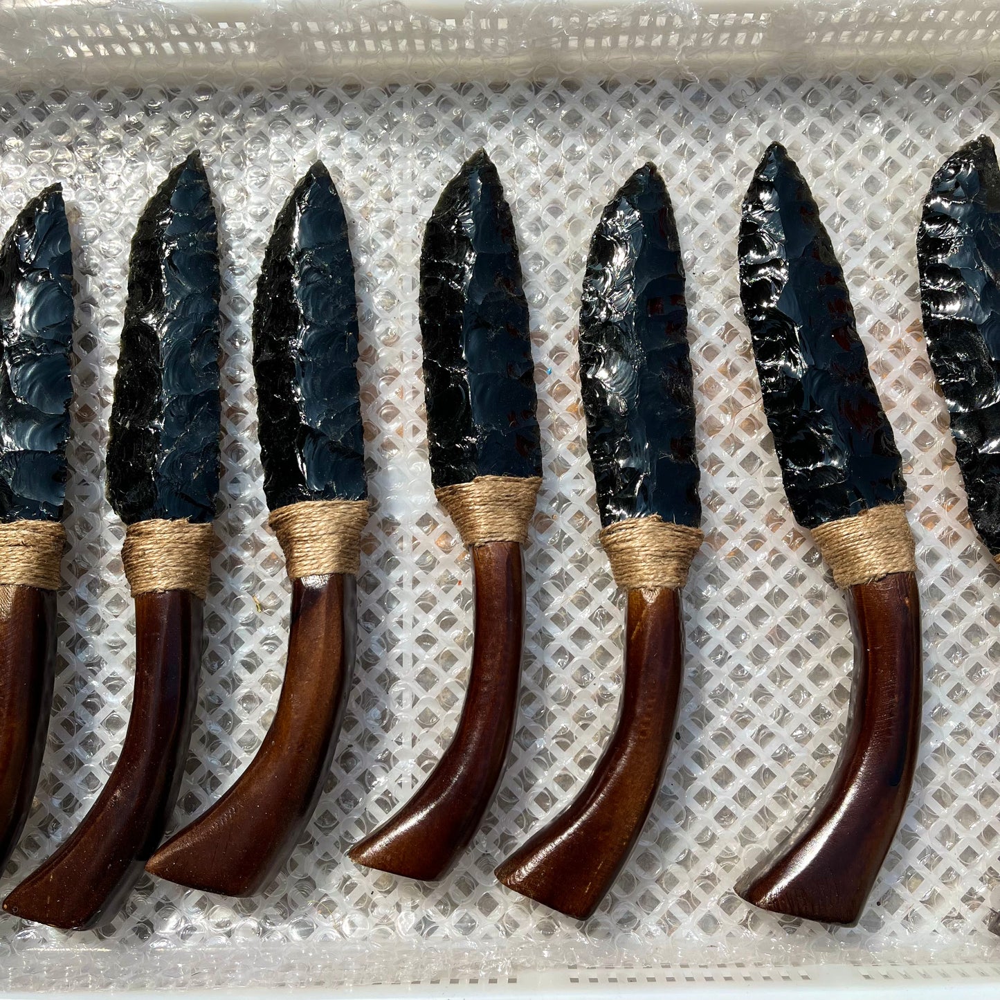 Obsidian Scimitar Carving