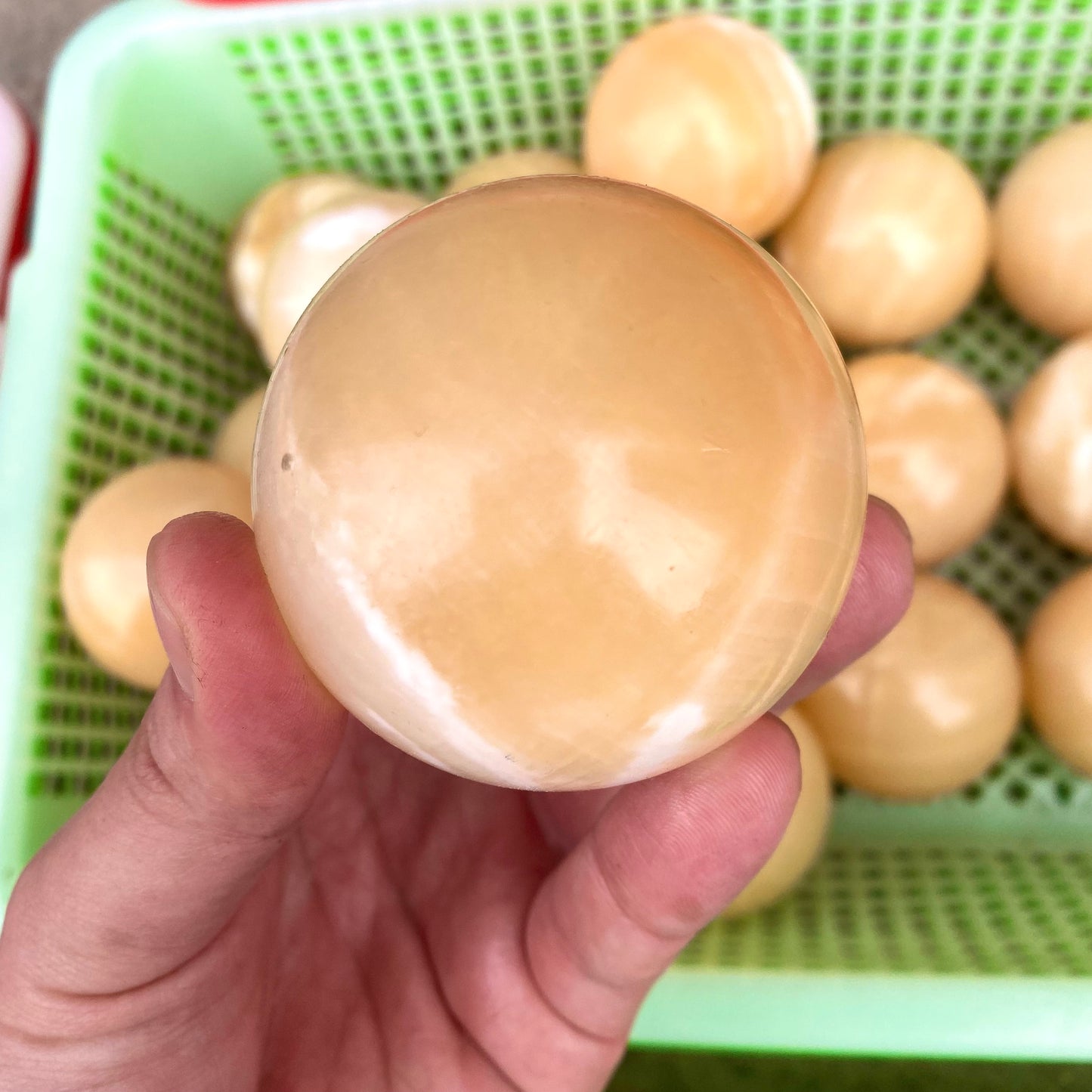Orange Calcite Sphere