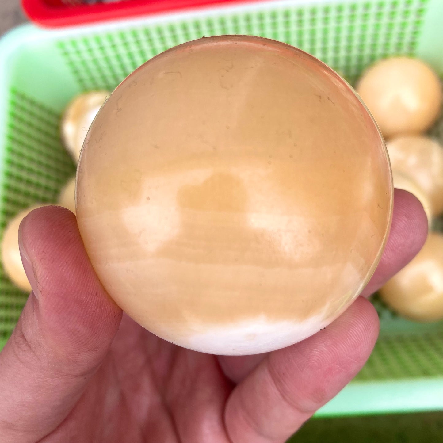 Orange Calcite Sphere