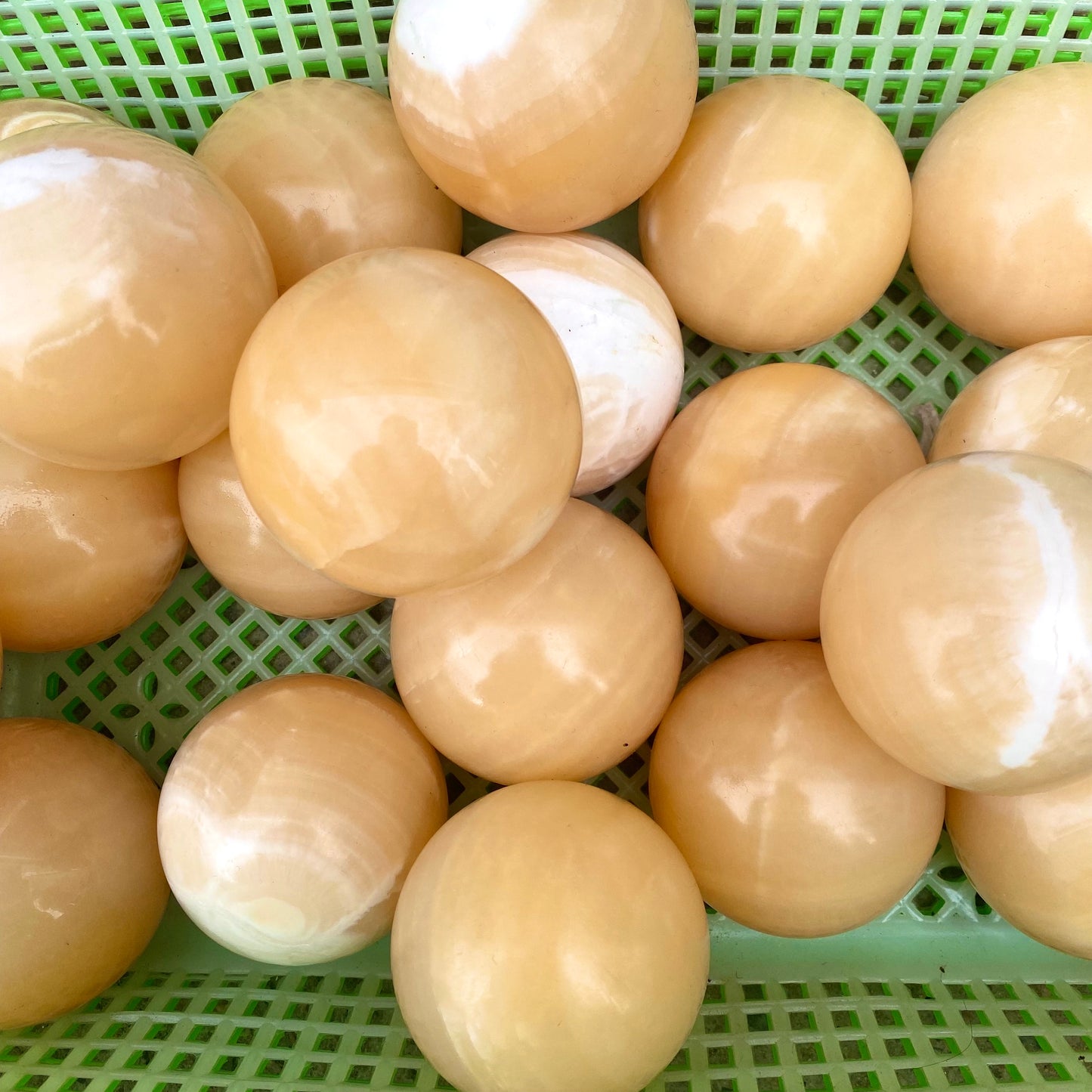 Orange Calcite Sphere