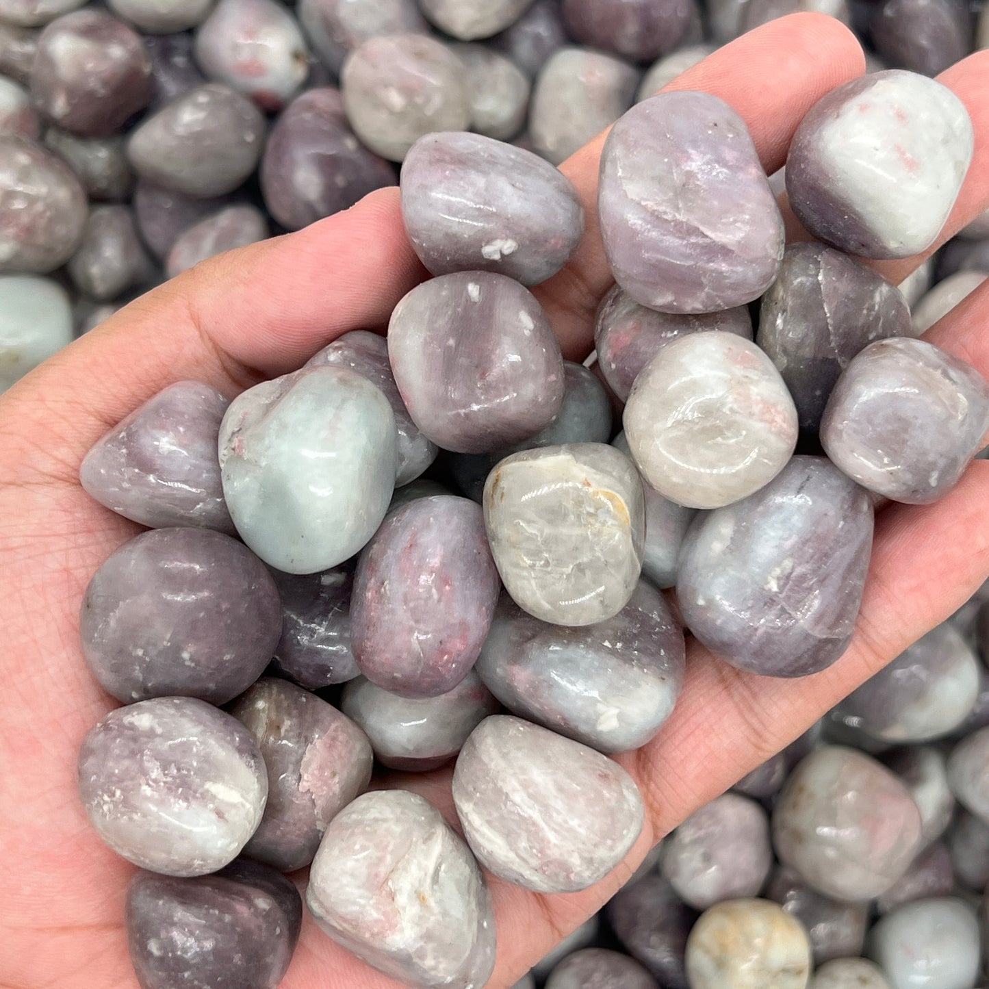 Plum Tourmaline Tumbled Stones(20-30mm)