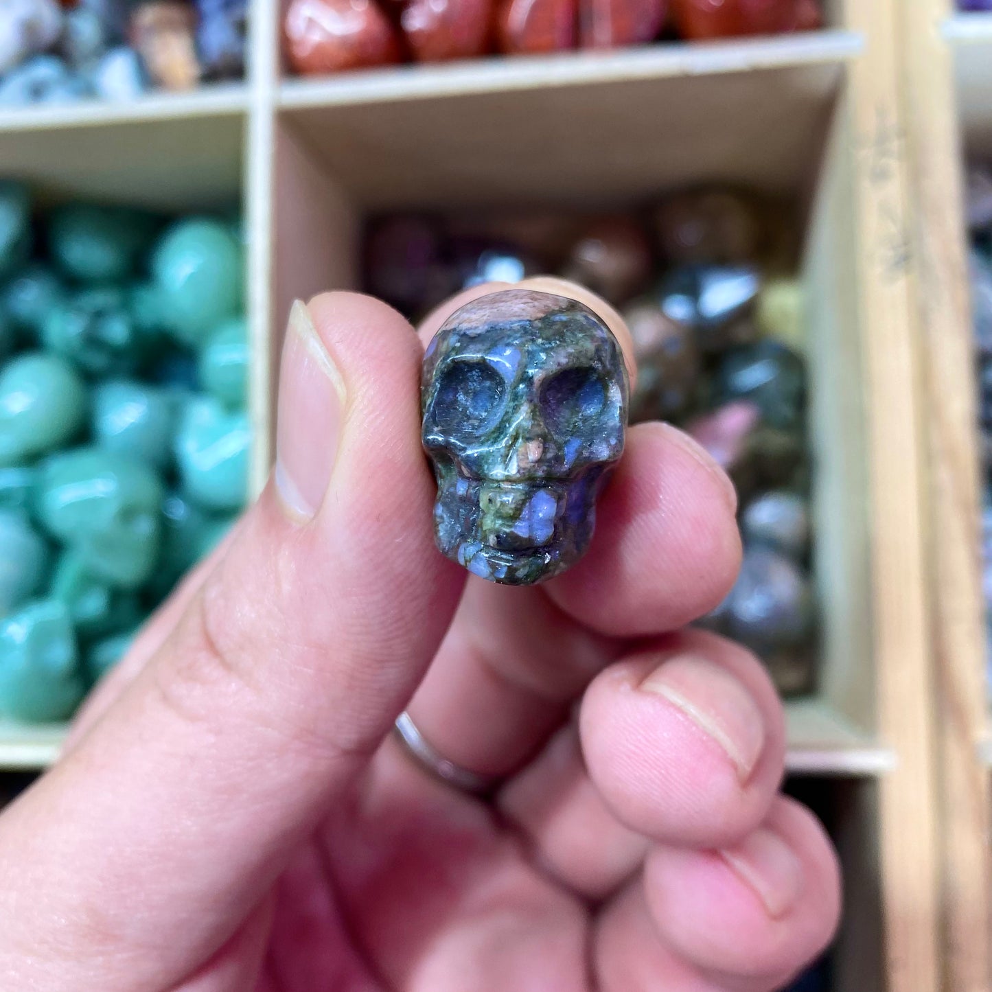 Que Sera Skull Carving