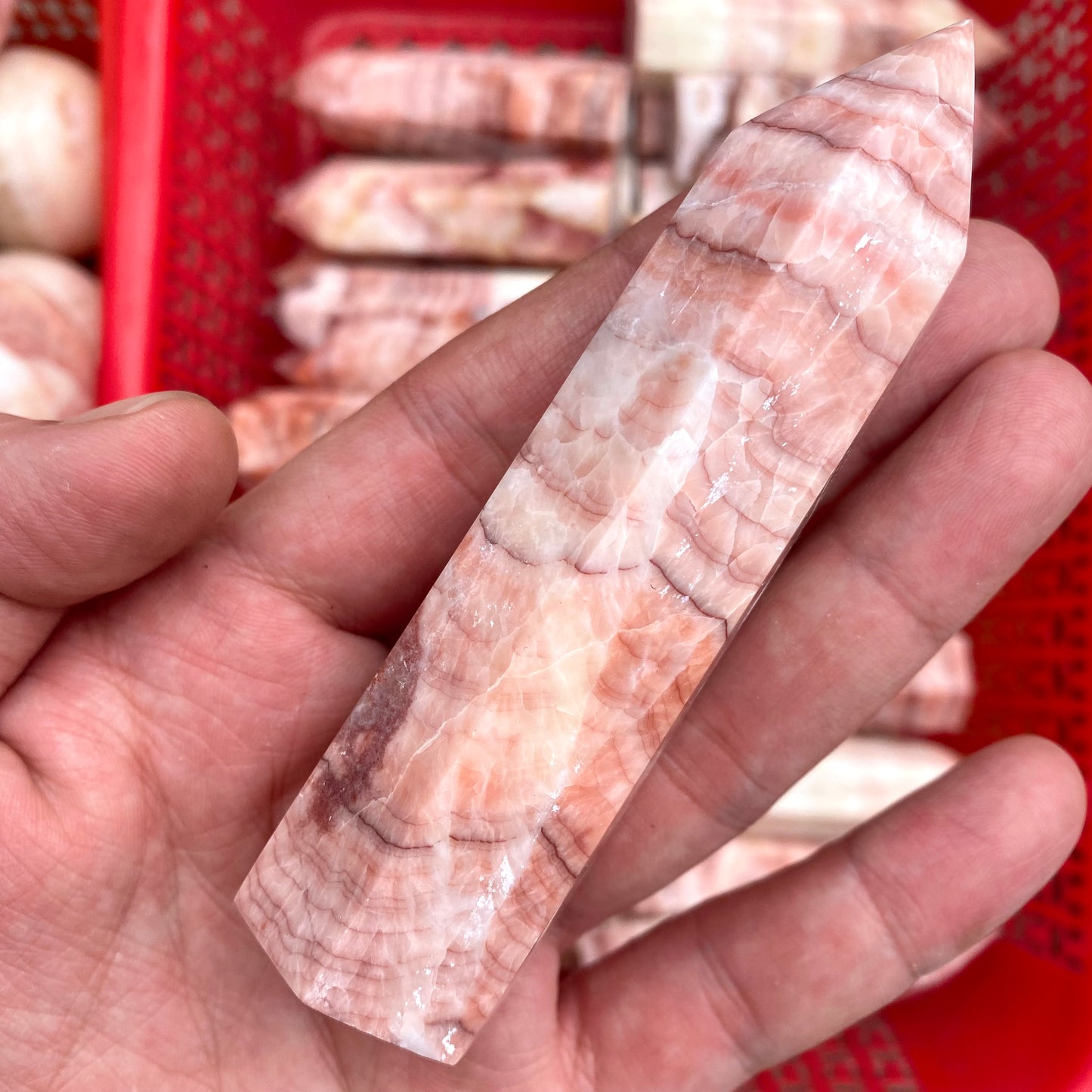 Rhodochrosite Tower