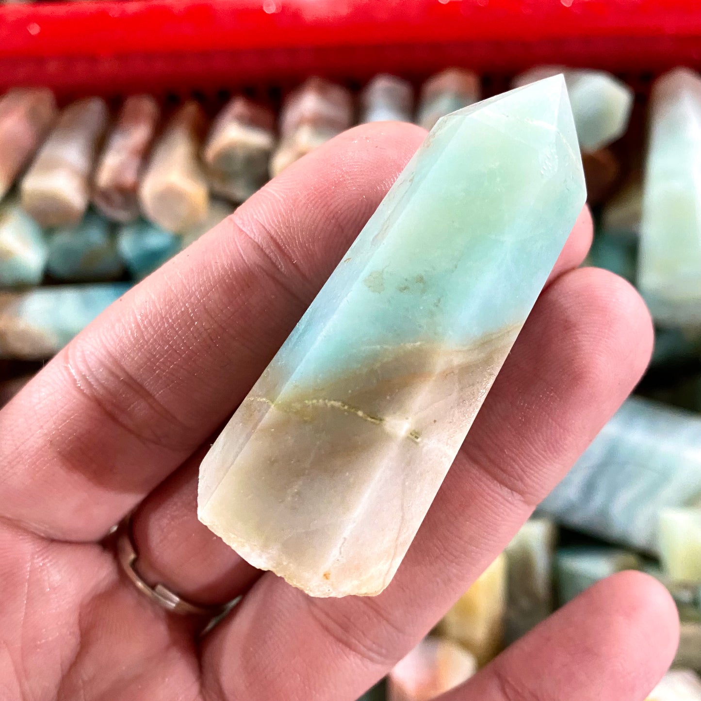 Sky Blue Crystal Tower