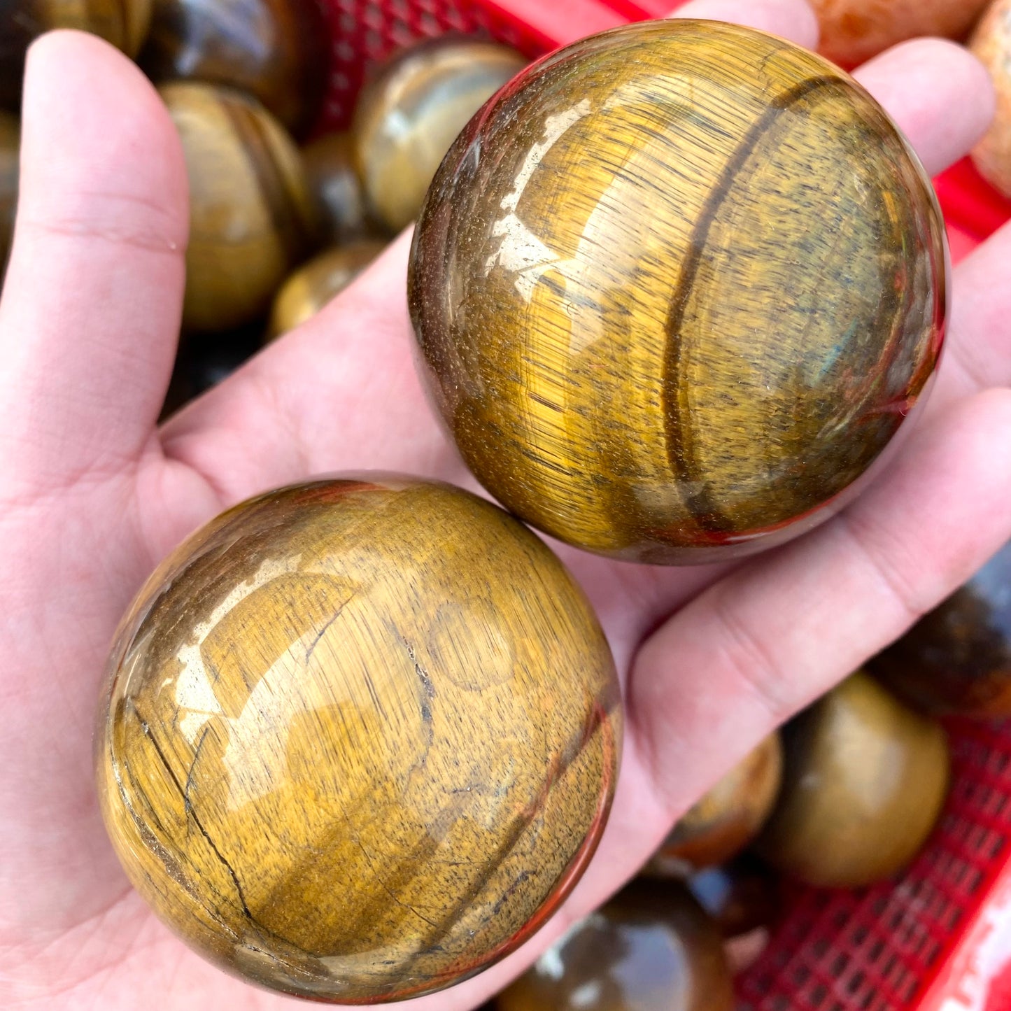 Tiger Eye Stone Sphere
