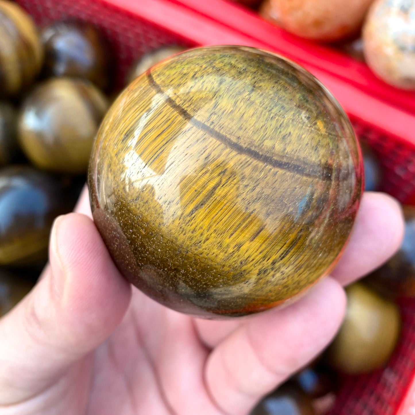 Tiger Eye Stone Sphere