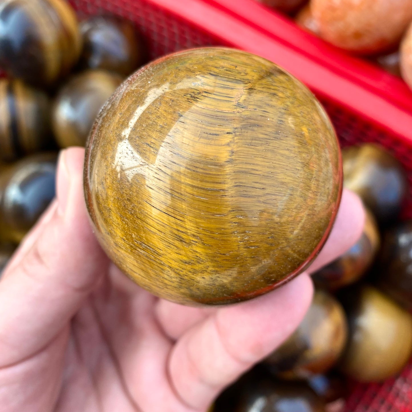 Tiger Eye Stone Sphere