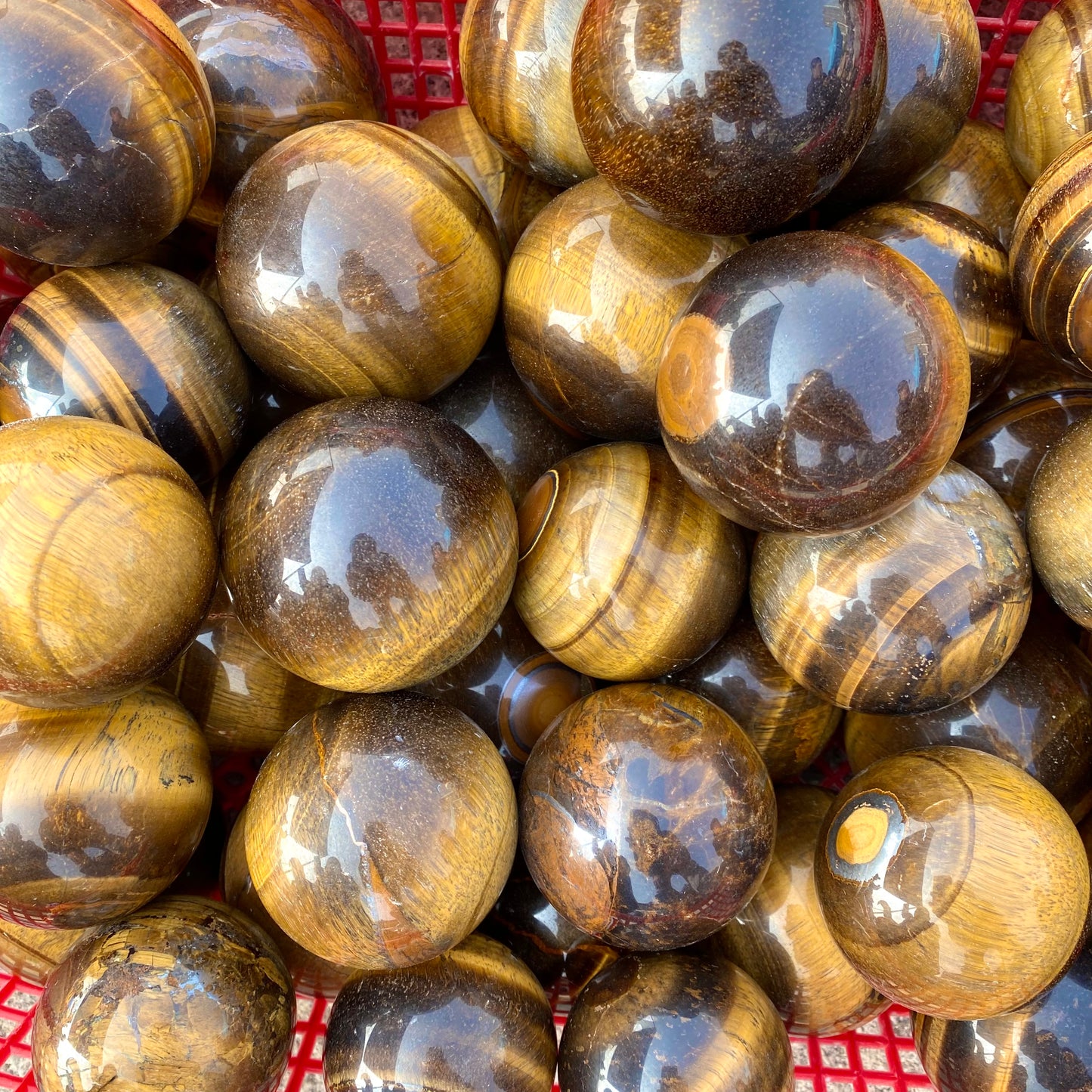 Tiger Eye Stone Sphere