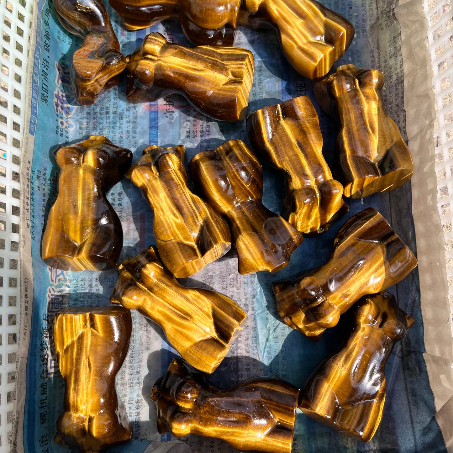 Tiger Eye Female Model Carving