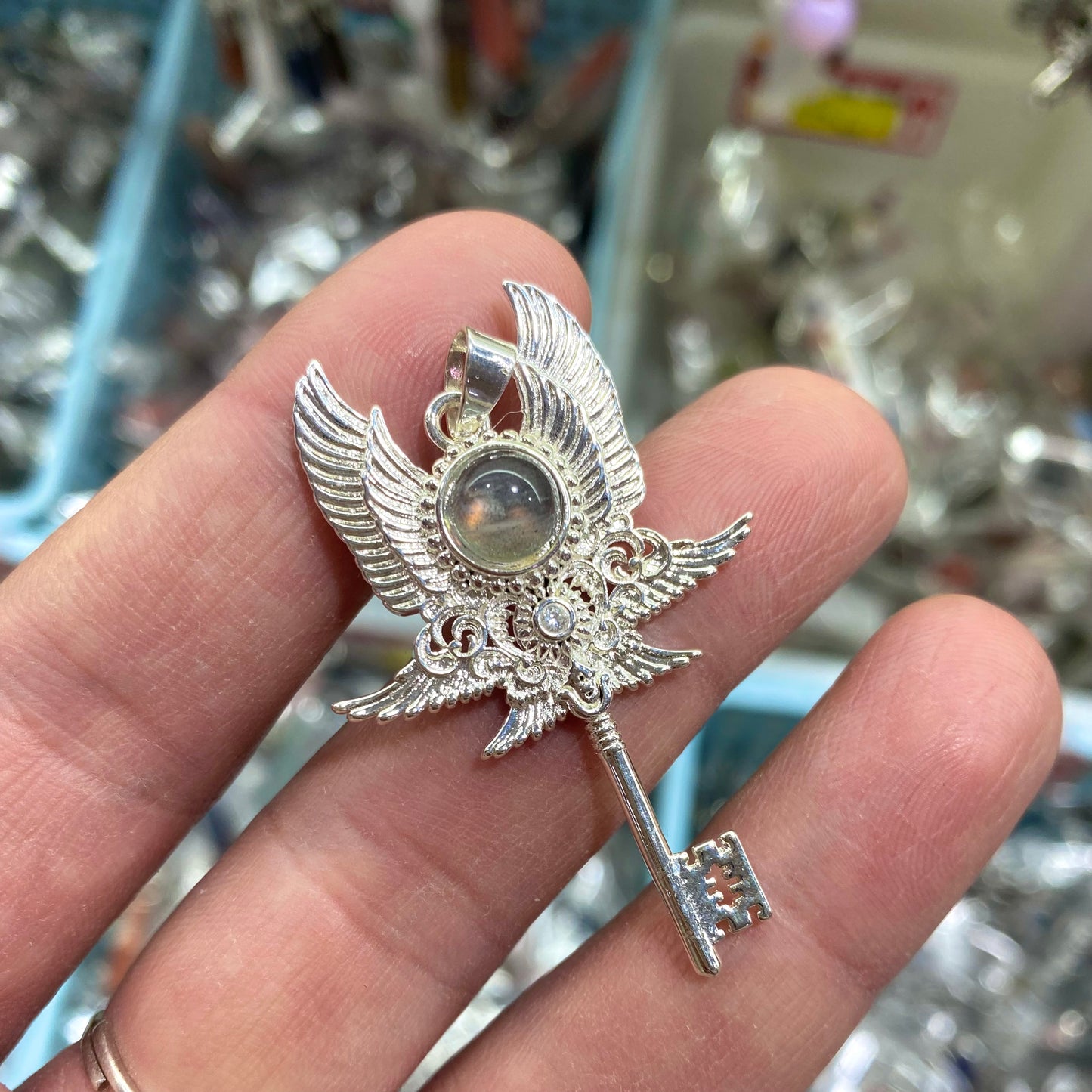 Key Crystal Pendant