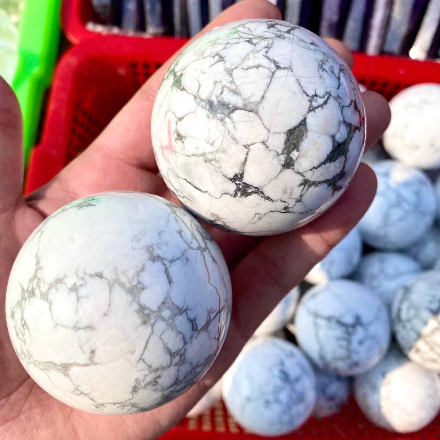 Howlite Sphere