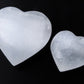 Natural Selenite Heart-Shaped Crystal Ornament