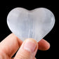 Natural Selenite Heart-Shaped Crystal Ornament