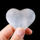 Natural Selenite Heart-Shaped Crystal Ornament