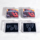 Natural black meteorite Lei Gong Mo rough stone Mineral specimen in acrylic box