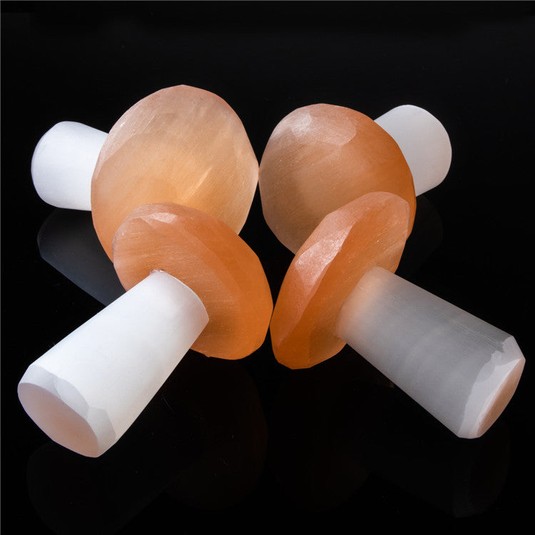 Natural Selenite Mushroom