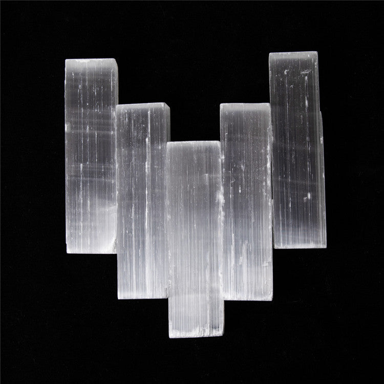 Natural Selenite Strip Raw Material
