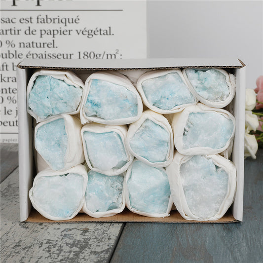 Blue Aragonite Rough Stone Box