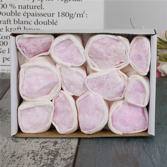 Pink Aragonite Rough Stone Box