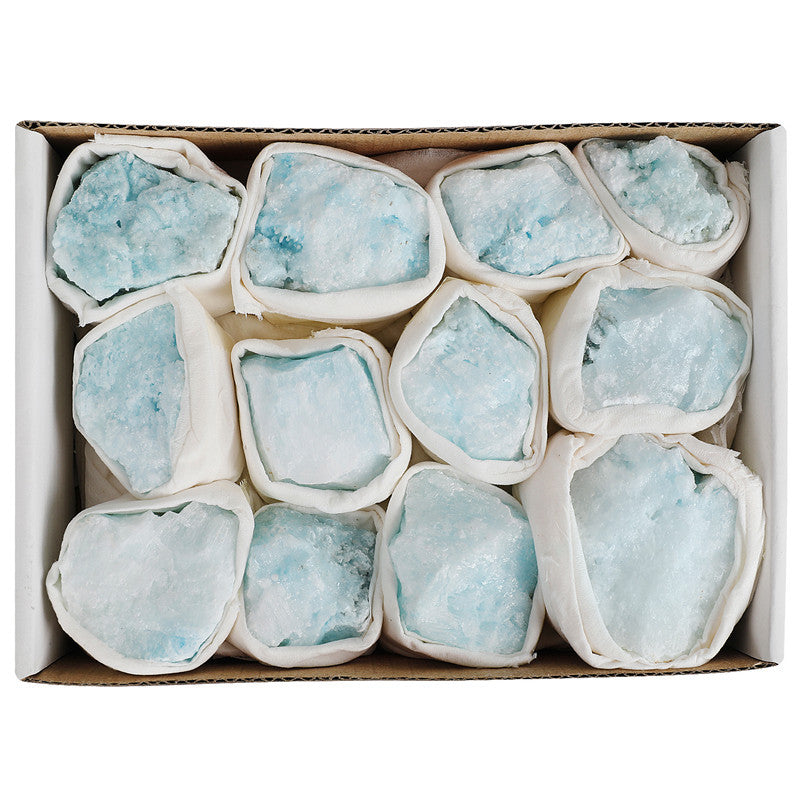 Blue Aragonite Rough Stone Box