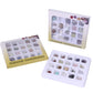 20 types of natural crystal mineral specimens mixed with gemstones