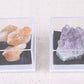 Mixed mineral natural crystal rough stone acrylic small box specimen