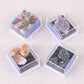 Mixed mineral natural crystal rough stone acrylic small box specimen