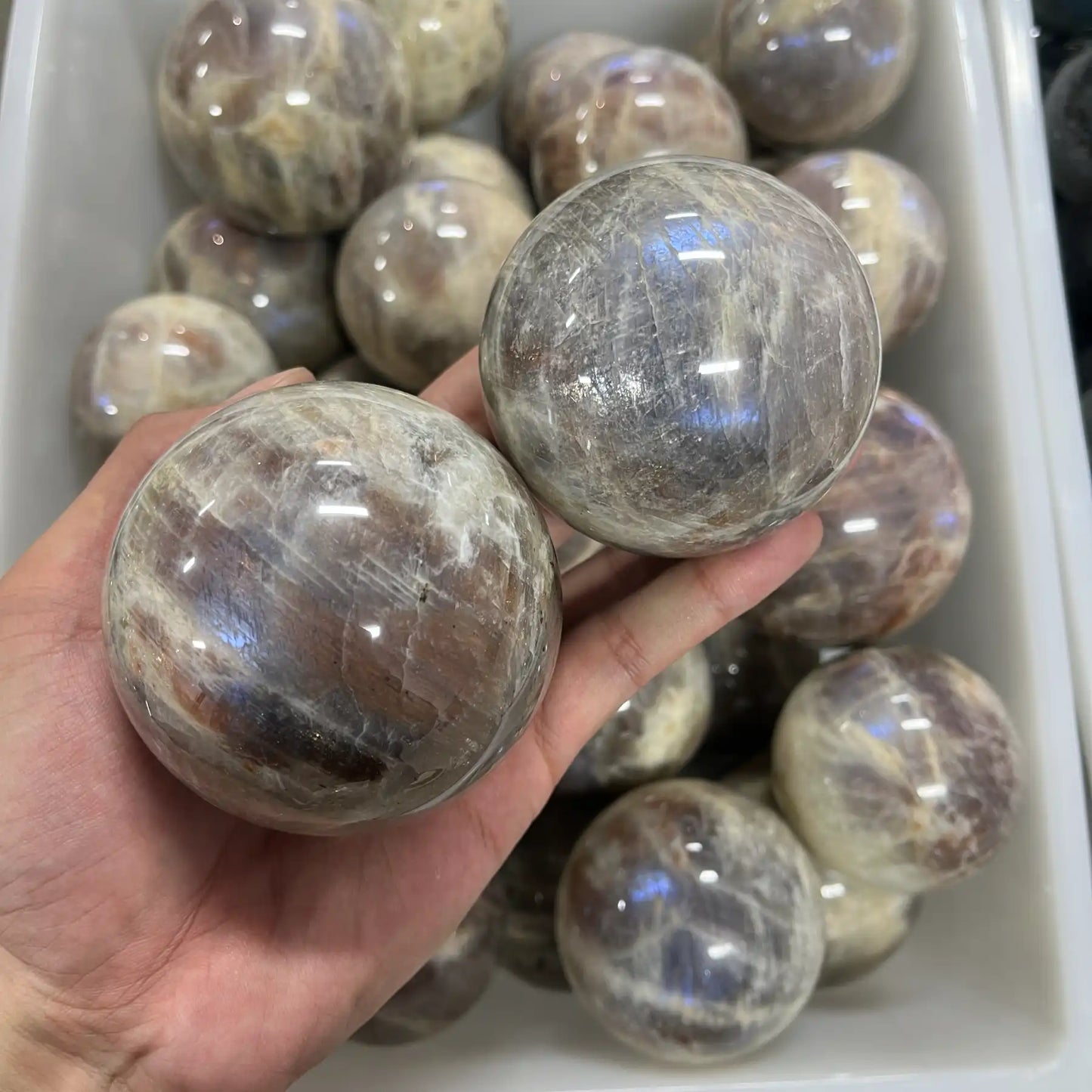 Mooncake Sphere Peach Moonstone Sphere – WaterfrontCrystal