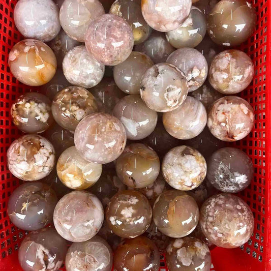 Sakura Agate Sphere