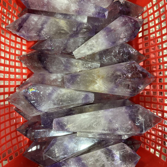 V-shaped amethyst scepter
