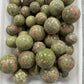 Unakite sphere