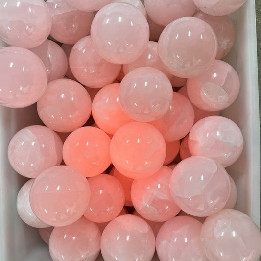 Pink Calcite Sphere