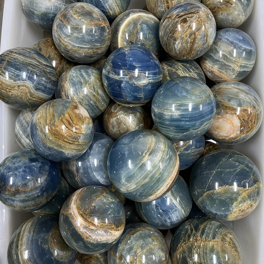 Blue Onyx Sphere
