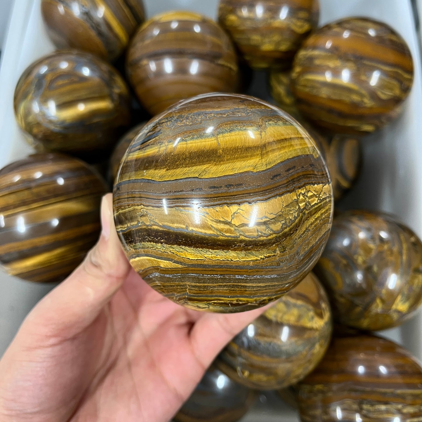 Iron Tiger Eye Sphere