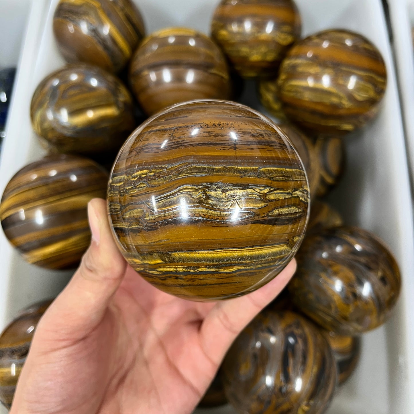 Iron Tiger Eye Sphere