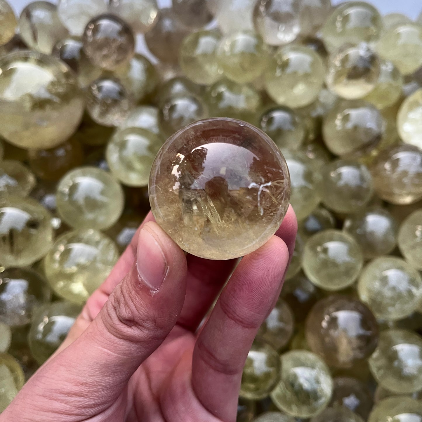 Citrine Crystal Sphere