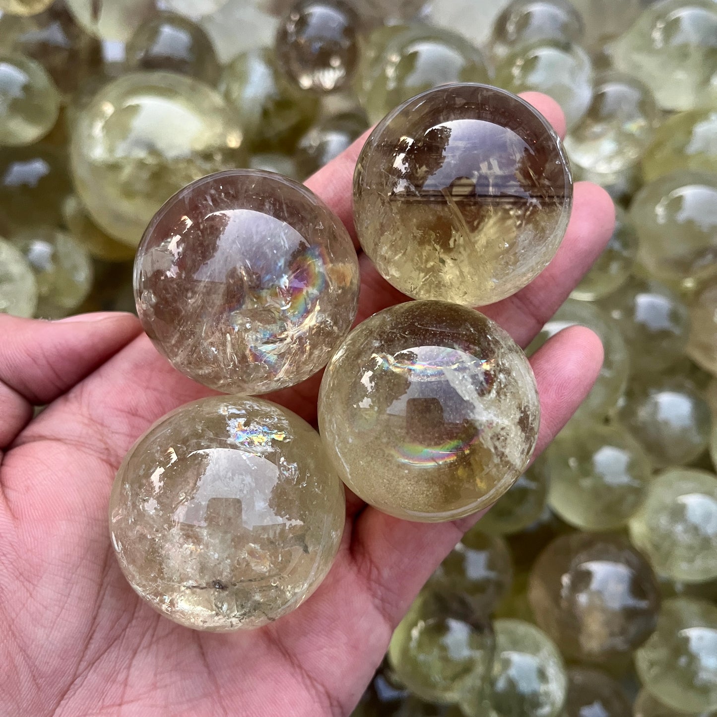 Citrine Crystal Sphere