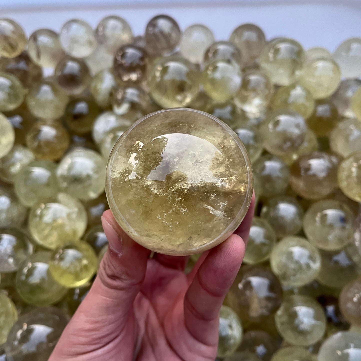 Citrine Crystal Sphere